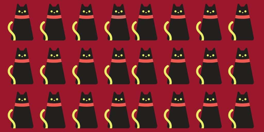 Can you spot the odd one out? Join the exclusive 7% who ace this feline frenzy find the odd one out challenge in under 3 seconds!