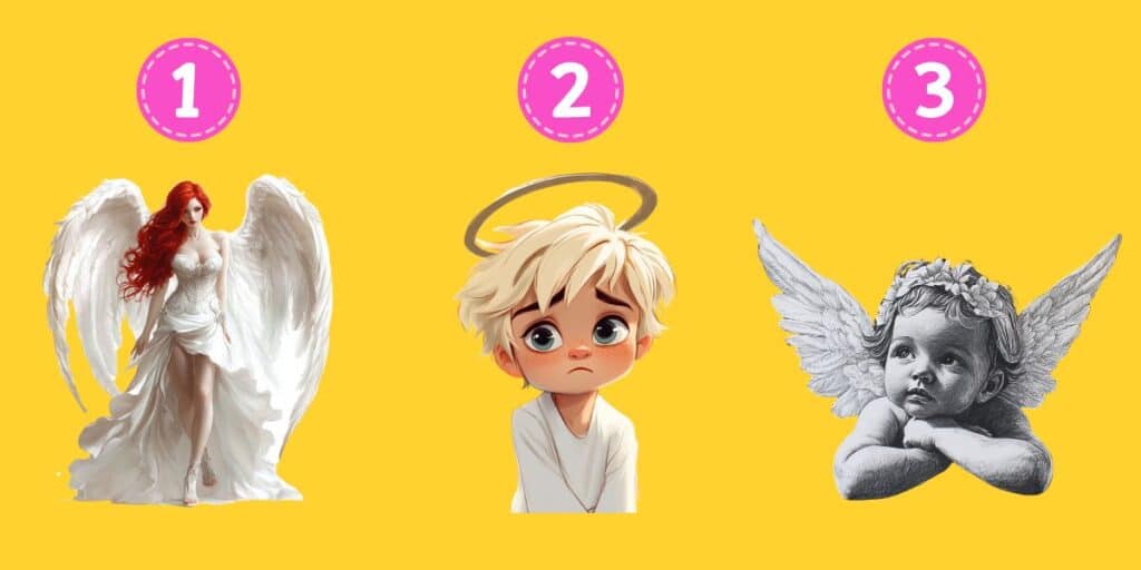 Which angel are you? Uncover your personality through celestial imagery!