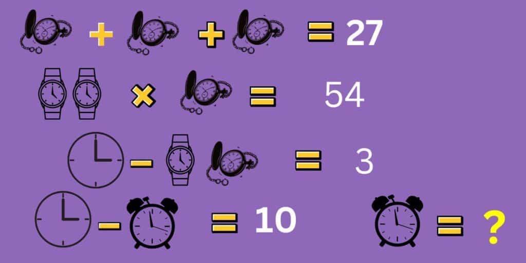 Test your IQ with this crack the code brain teaser: solve the ticking time equation in just 10 seconds!